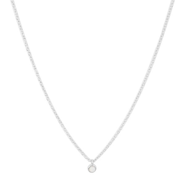 Opal Bezel Set Necklace