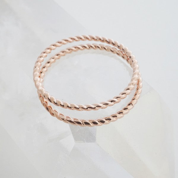 Twisted Rope Rings