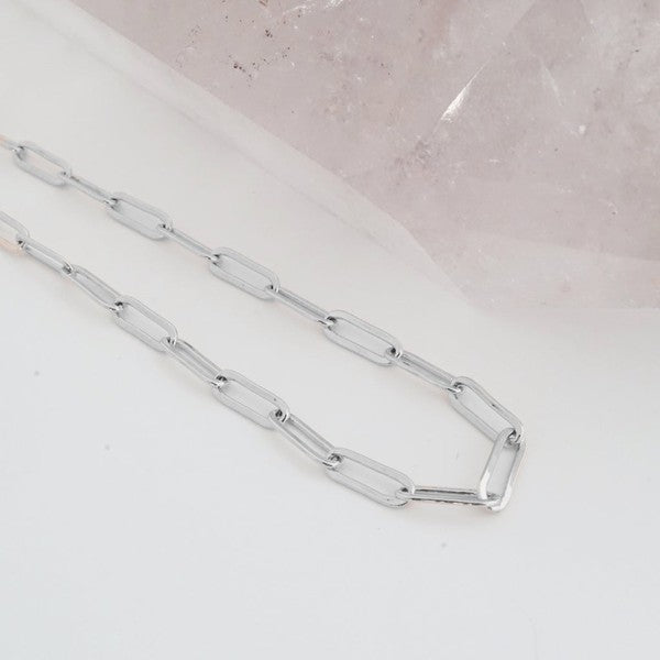 Piper Paperclip Chainlink Necklace