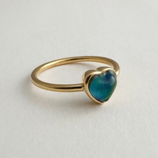 Mini Heart Mood Ring