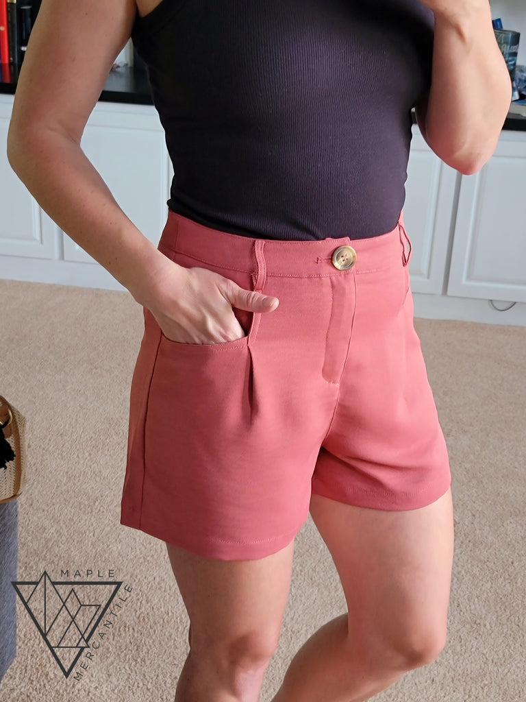 Front Pleated Short