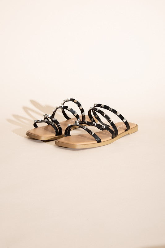 Studded Slide Sandals
