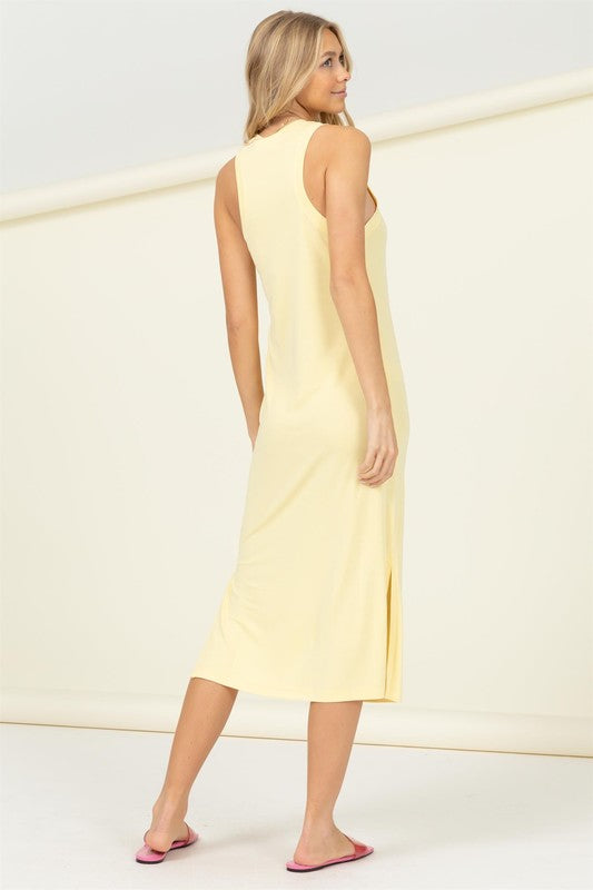 Modal Sleeveless Midi Dress