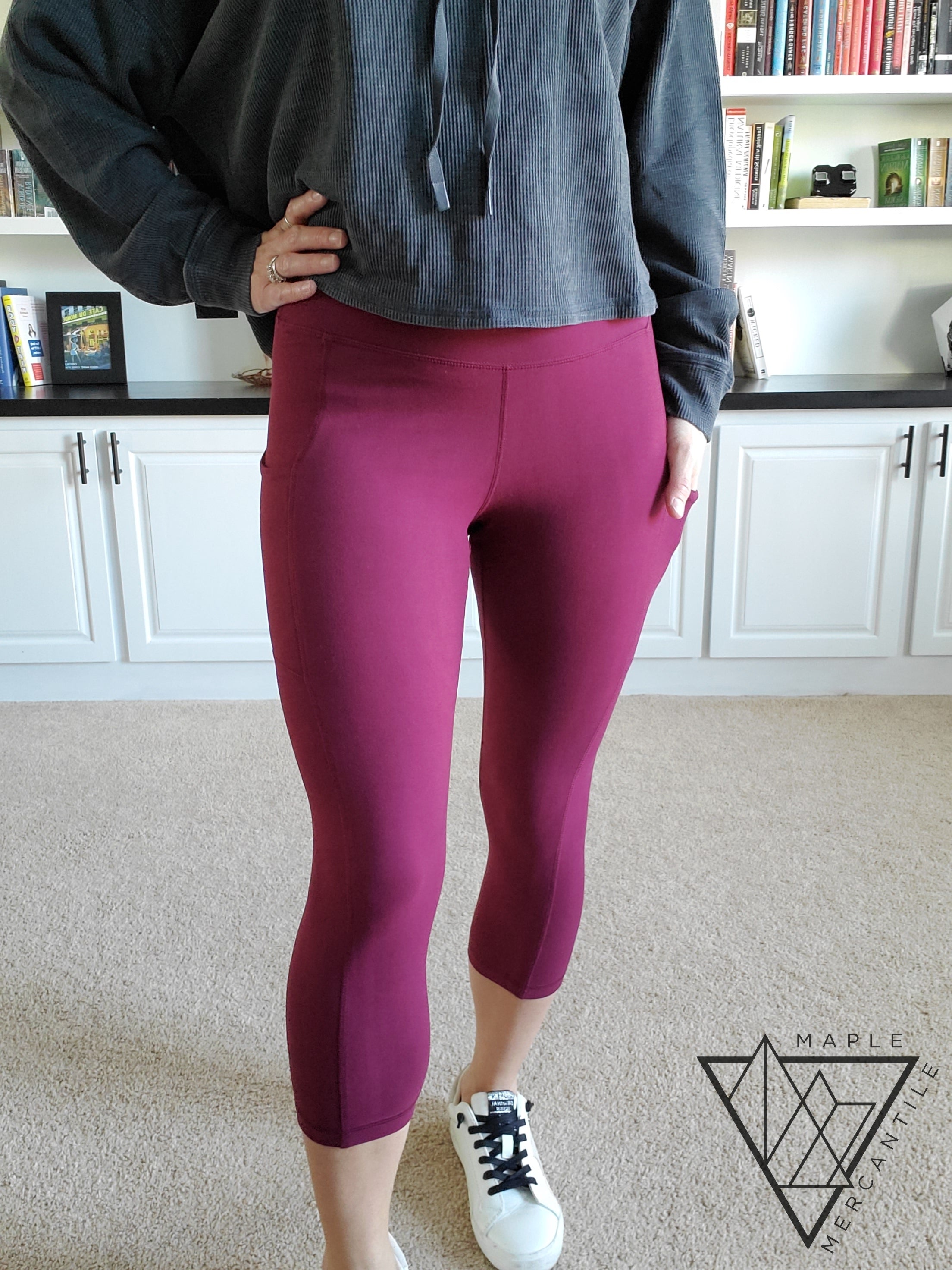3 Pc Women Capri Leggings Plus One Size Stretch Pants Seamless Basic Yoga  White | eBay