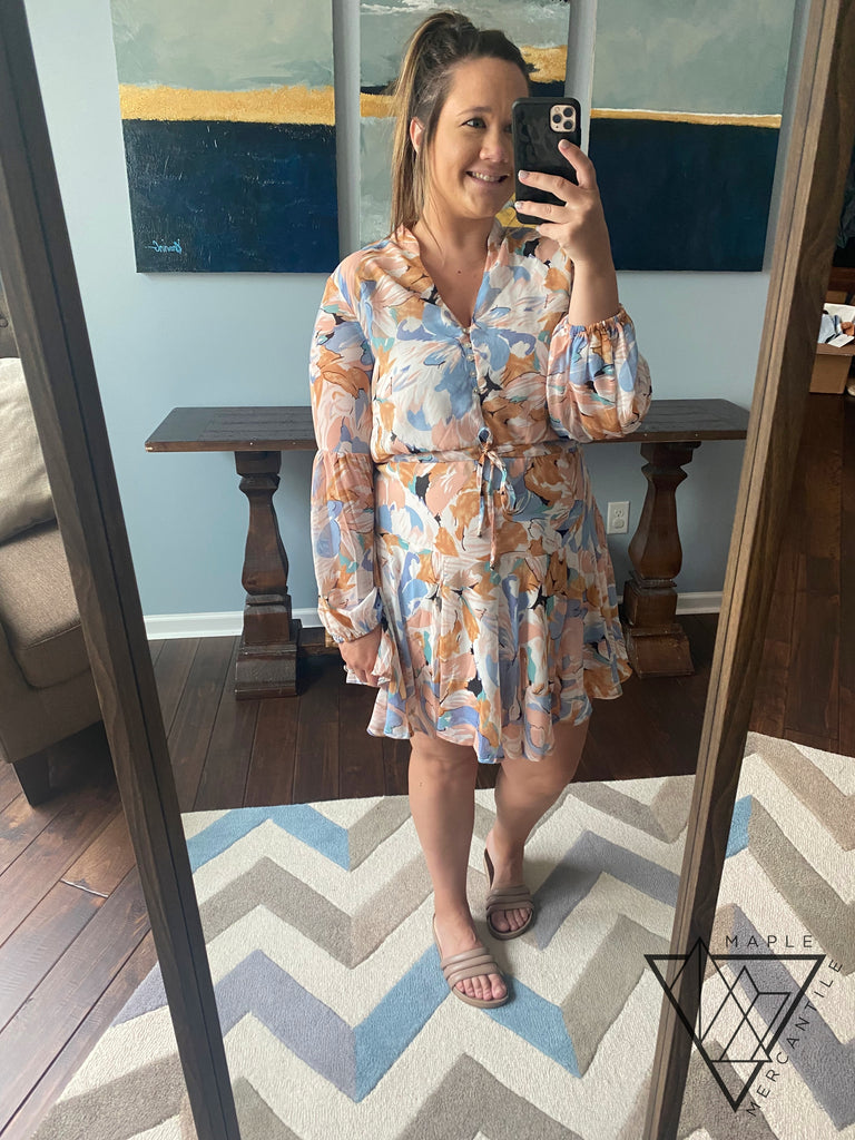 Peachy Mini Dress