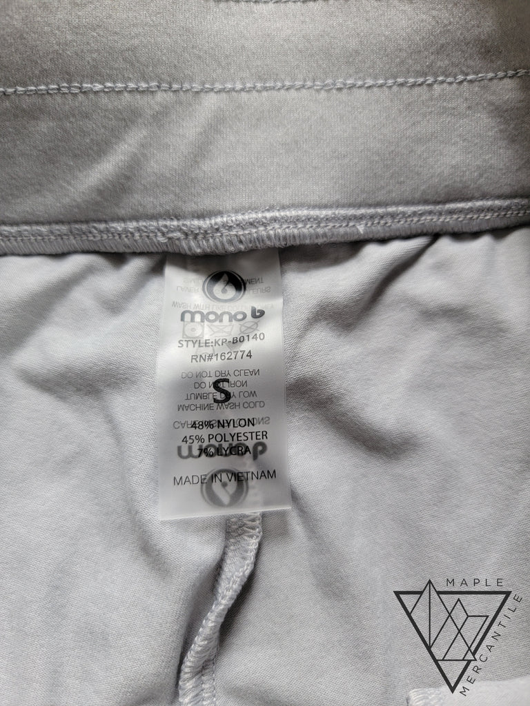 Zipper Pocket Athleisure Shorts - Grey