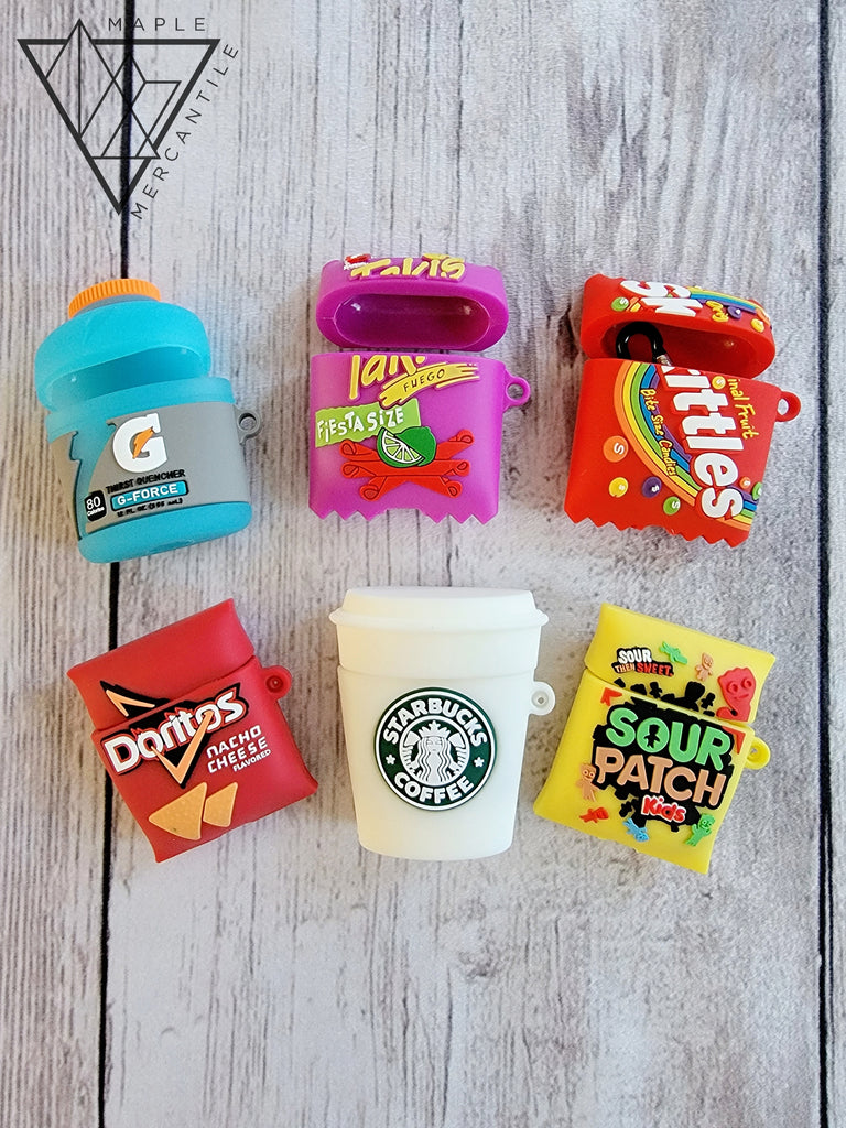 Snack Inspired Earbud Case Covers